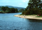 Badestelle talwärts von Sulzbach, Donau-km 2366 : Strand